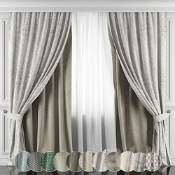 Curtains with window and moldings 366 371 