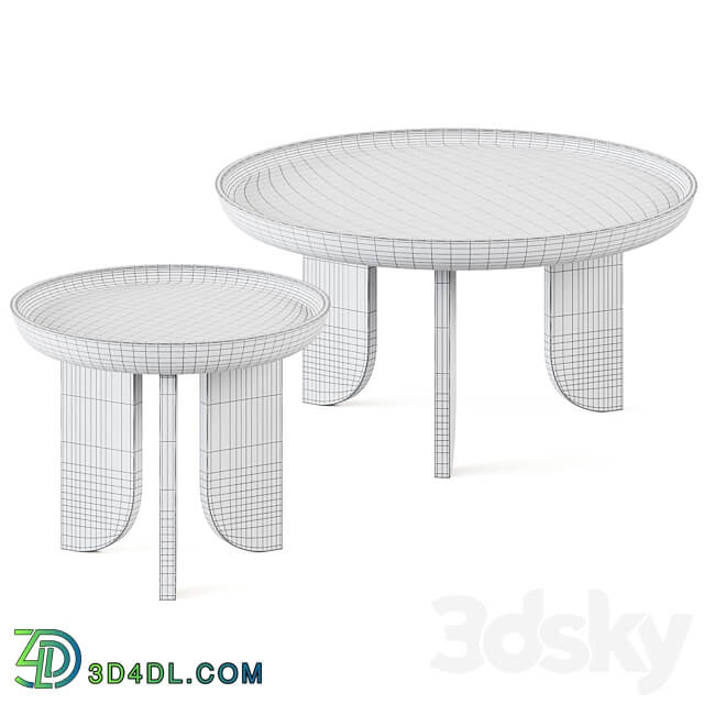 Dish Coffee Table by Grain 3D Models