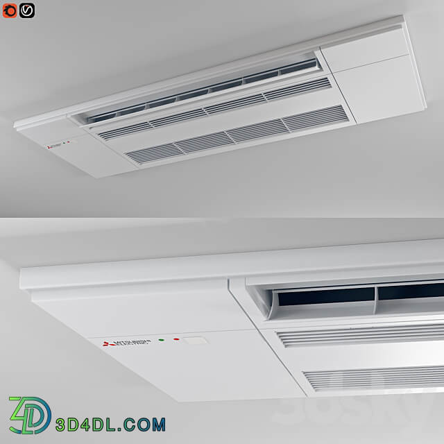 Mitsubishi Electric One way Ceiling Cassette MLZ series