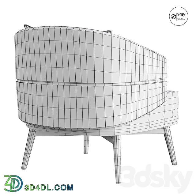 Billy armchair by aster