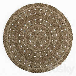 Round Jute Rug by Serena Lily 