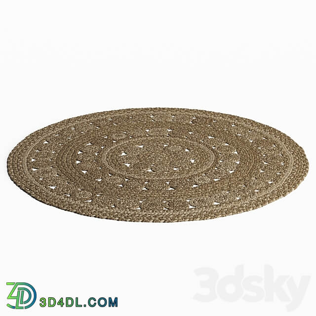 Round Jute Rug by Serena Lily