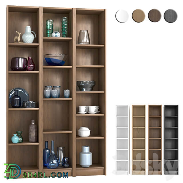 Rack IKEA BILLY Shelving unit with decorative elements