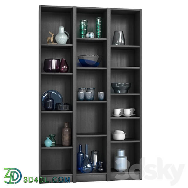 Rack IKEA BILLY Shelving unit with decorative elements