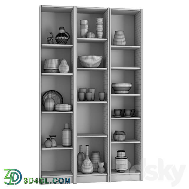 Rack IKEA BILLY Shelving unit with decorative elements