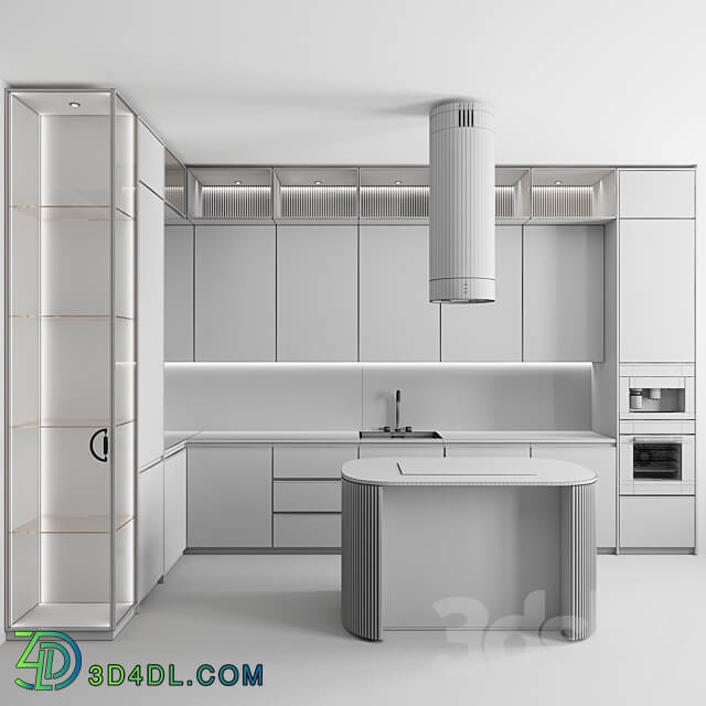 Kitchen No. 88 Iron Rose Kitchen 3D Models