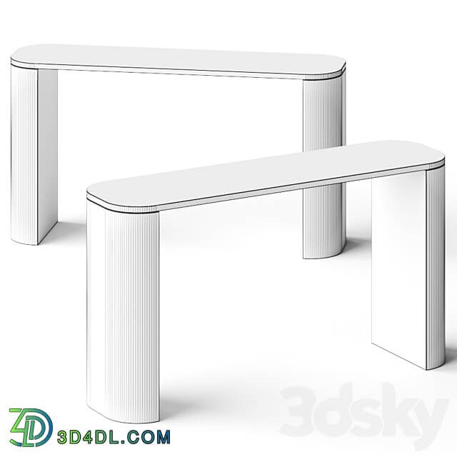 Lulu and Georgia Luna Console Table