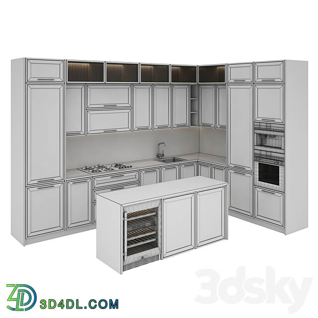 kitchen 0102 Kitchen 3D Models