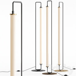 Linear Metal LED Floor Lamp Tube 