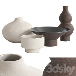 Vases and bowls H M 3D Models 