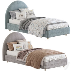 Bed with a soft headboard 14 