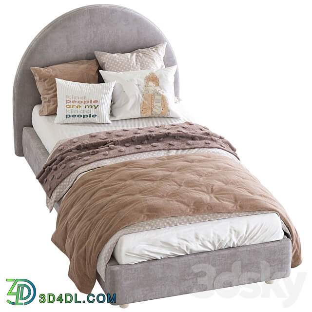 Bed with a soft headboard 14