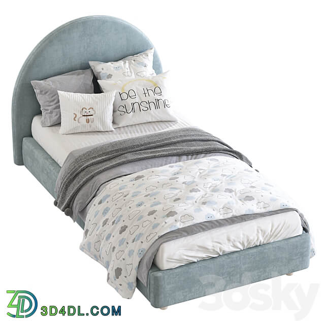 Bed with a soft headboard 14