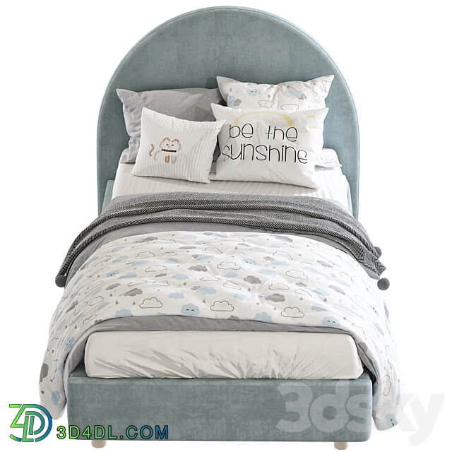 Bed with a soft headboard 14