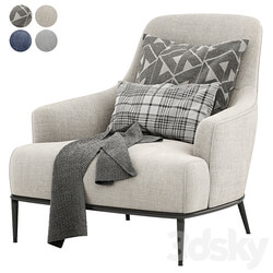 ESME Fabric armchair By Borzalino 