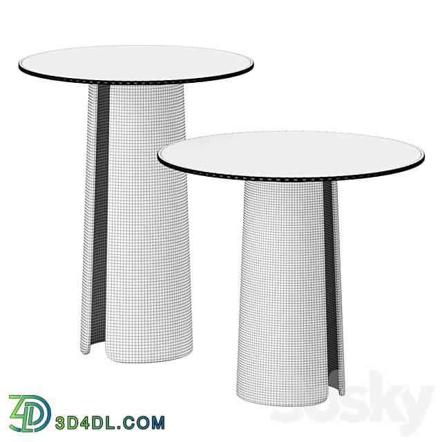 Orbit side tables by Poliform