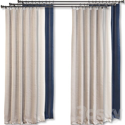 Crate and Barrel Silvana Blackout Curtain 