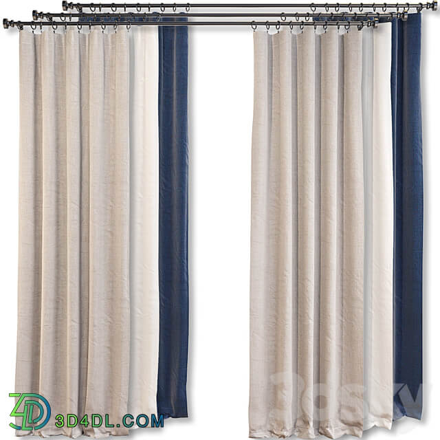 Crate and Barrel Silvana Blackout Curtain