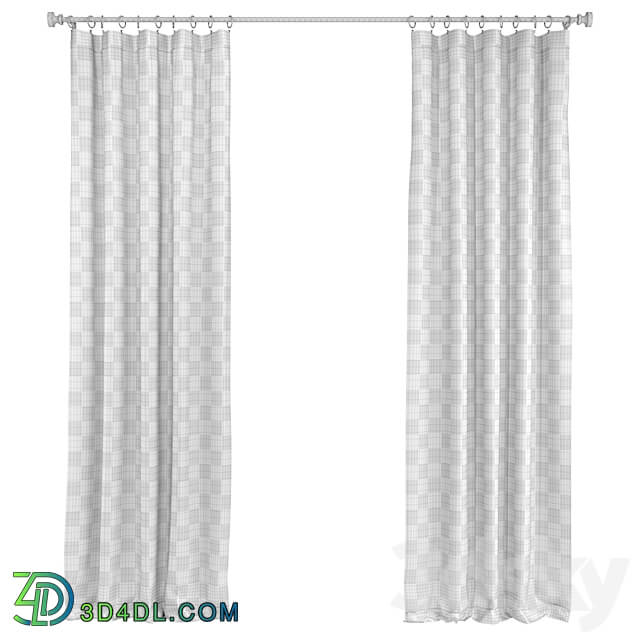 Crate and Barrel Silvana Blackout Curtain