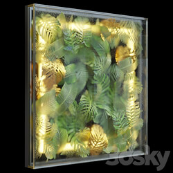 Fitowall Greenbox wall mounted phytomodule with lighting Vargov Design 