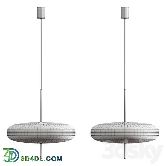 Pendant light Model 2065 Lamp by SARFATTI