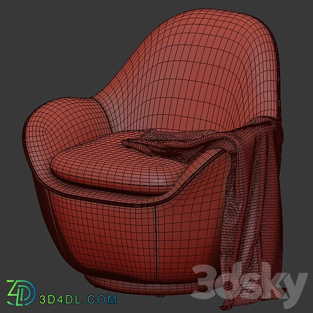 Swivel Chair Cupido by Eichholtz