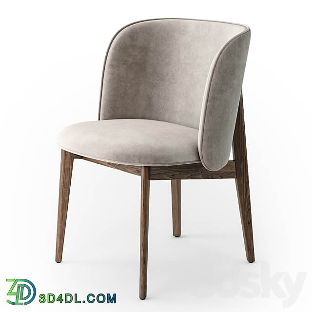 Calligaris Abrey wood armchair