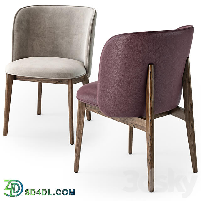 Calligaris Abrey wood armchair