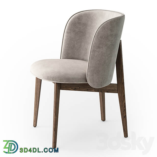 Calligaris Abrey wood armchair