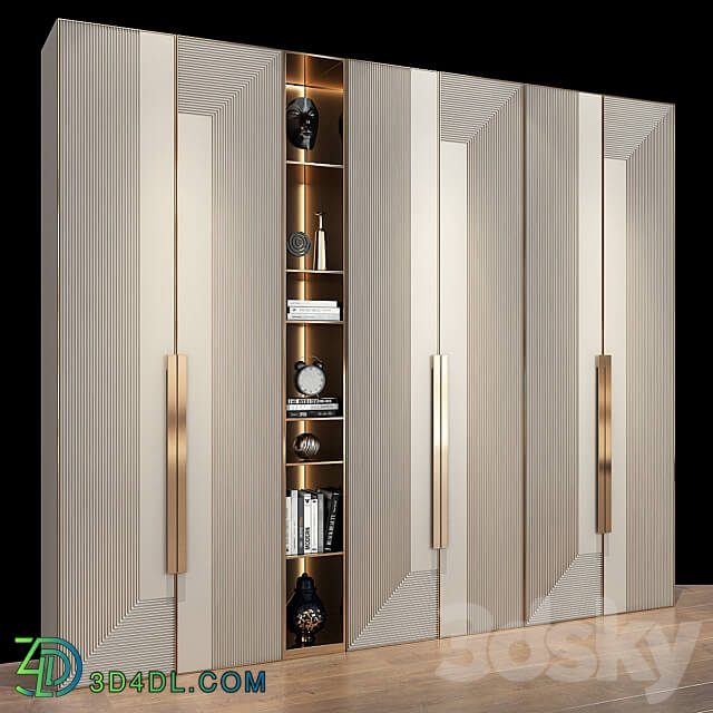 Wardrobe Display cabinets Furniture composition set 244
