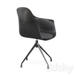 Office swivel black chair Wapong LA REDOUTE INTERIEURS 3D Models 