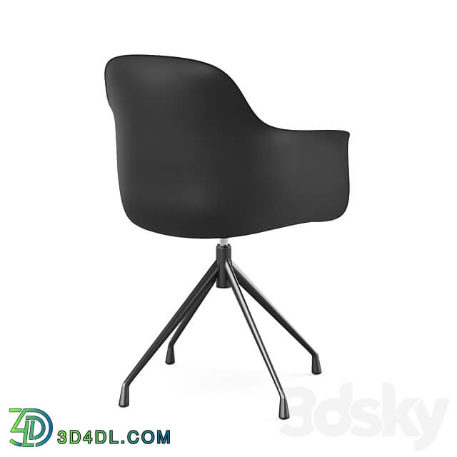 Office swivel black chair Wapong LA REDOUTE INTERIEURS 3D Models