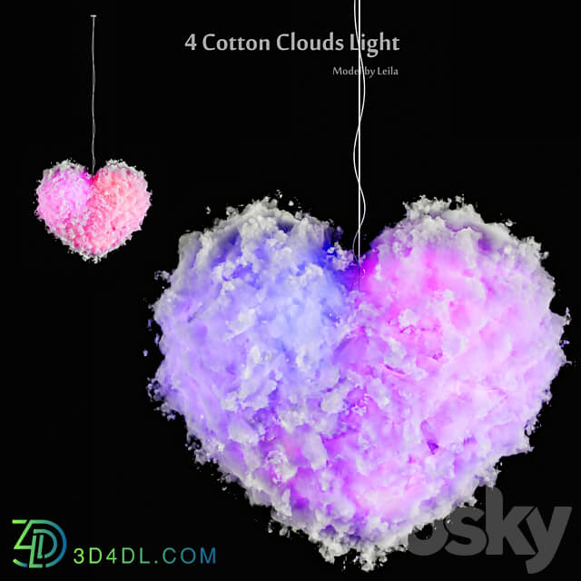 Pendant light Cotton clouds lights
