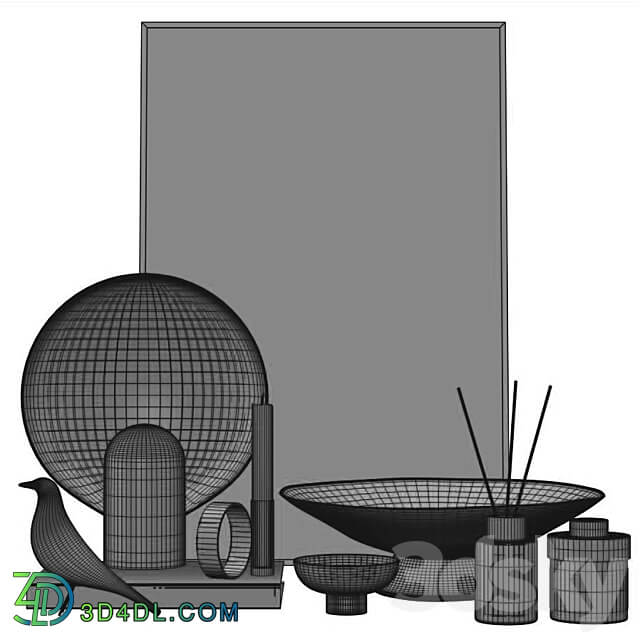 Decor set 5 3D Models 3DSKY