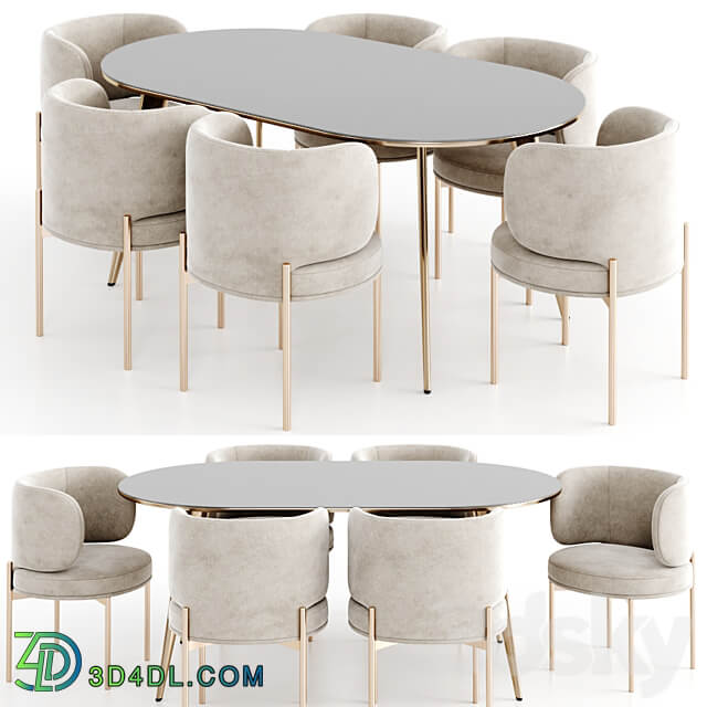 Table Chair Dinning set 29