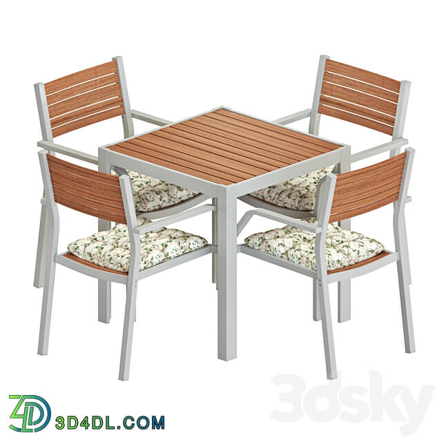 Table Chair IKEA SJALLAND TABLE AND CHAIRS SET 02