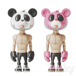 Boxing bear 3D Models 3DSKY 