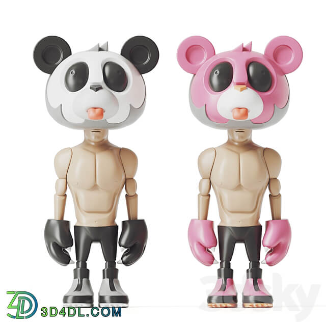 Boxing bear 3D Models 3DSKY