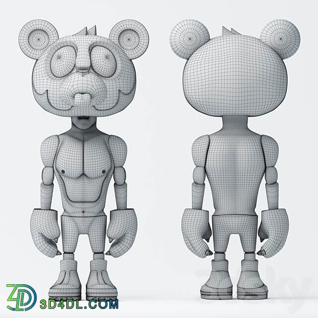 Boxing bear 3D Models 3DSKY