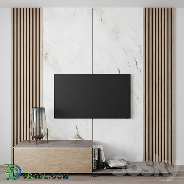 De Padova RIG TV Wall TV Wall 3D Models 3DSKY