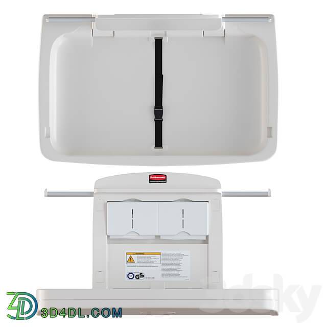 Changing table Rubbermaid 3D Models 3DSKY