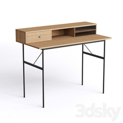 La Redoute Nyjo Writing desk with extension 3D Models 3DSKY 