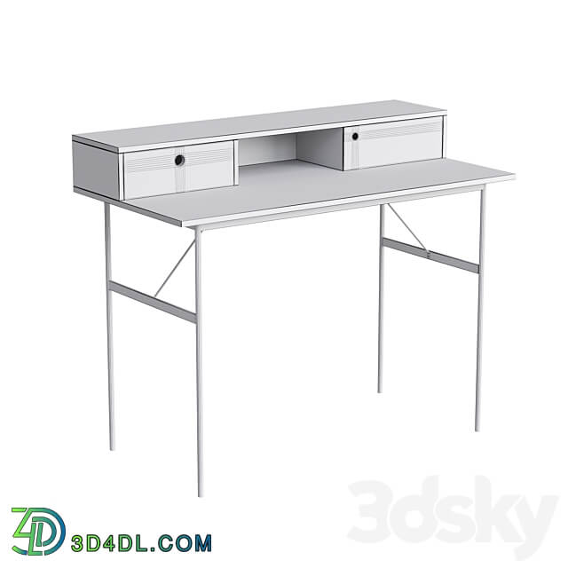 La Redoute Nyjo Writing desk with extension 3D Models 3DSKY