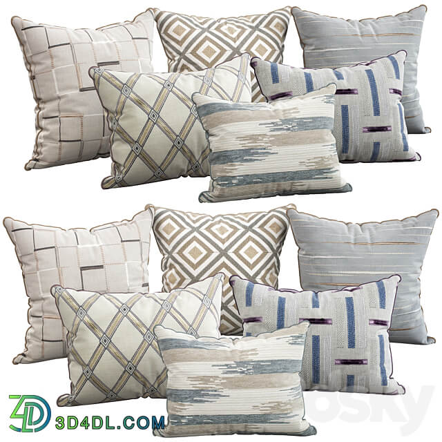 Decorative pillows 104 3D Models 3DSKY