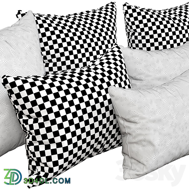 Decorative pillows 104 3D Models 3DSKY