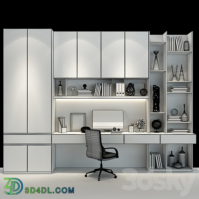 Worktable 0165 3D Models 3DSKY