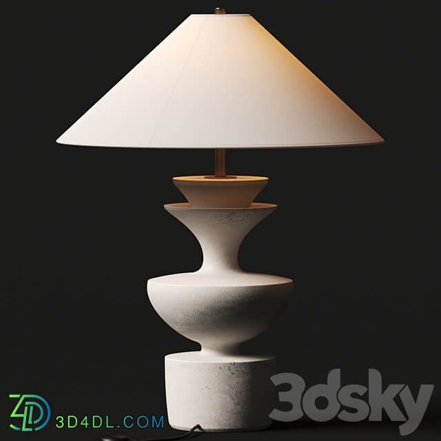 Danny Kaplan Ceramic Sophia Table Lamp 3D Models 3DSKY