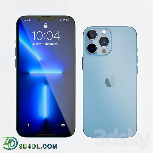 iPhone 13 Pro Pro Max Collection 3D Models 3DSKY