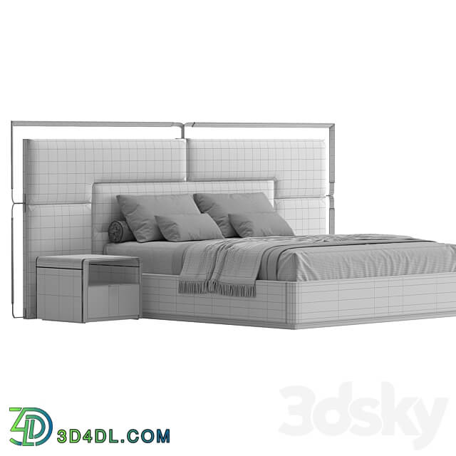 Nella vetrina grace big Bed 3D Models 3DSKY