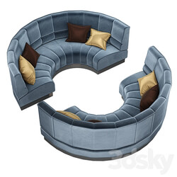 Sofa for bar restaurant 3D Models 3DSKY 
